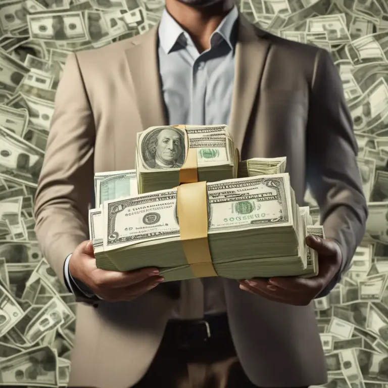 Visual representation of "brick" - A significant amount of money