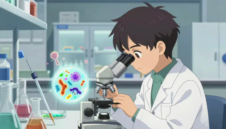 Visual representation of "bacteriology" - The study of bacteria in science.
