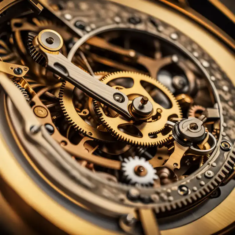 Visual representation of "striker" - In a clock or watch, a mechanism that strikes the hours.