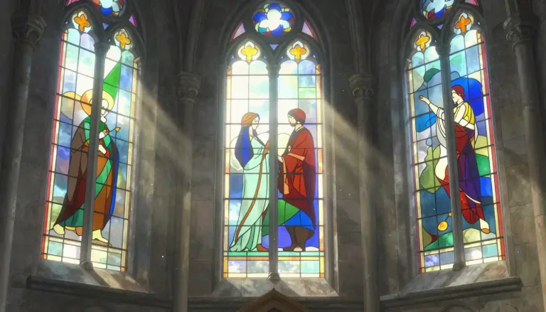 Visual representation of "translucent" - Allowing light to pass through, but not transparent.