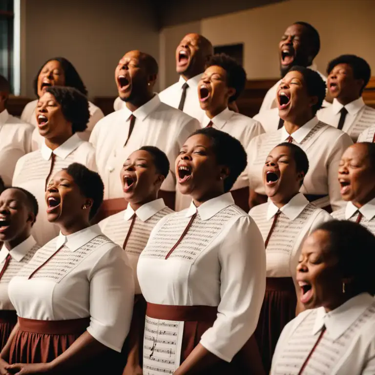 Visual representation of "spiritual" - A religious song related to African-American Christians in the South of the USA