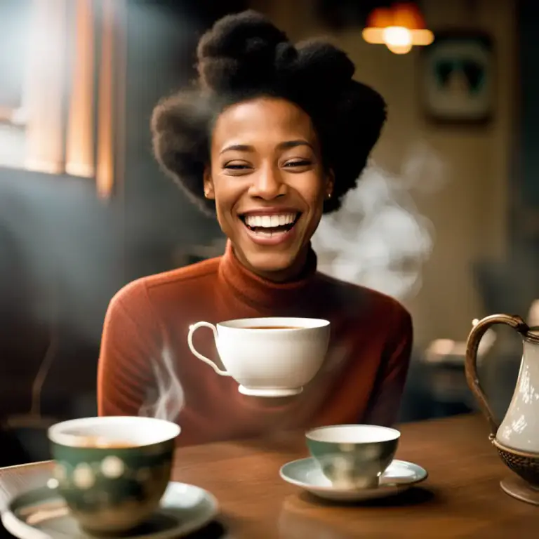 Visual representation of "there’s lovely, nice, etc." - This expression is an appreciative reaction to something good or appealing.
