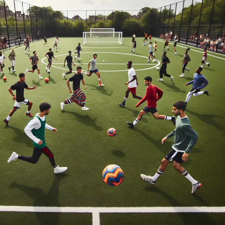 Visual representation of "field" - The area where a game or sport is played