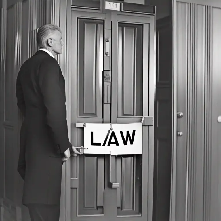 Visual representation of "impediment" - A legal hurdle in a process