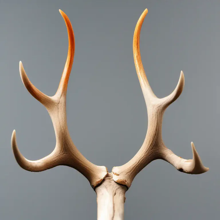 Visual representation of "bough" - The main branch of an antler