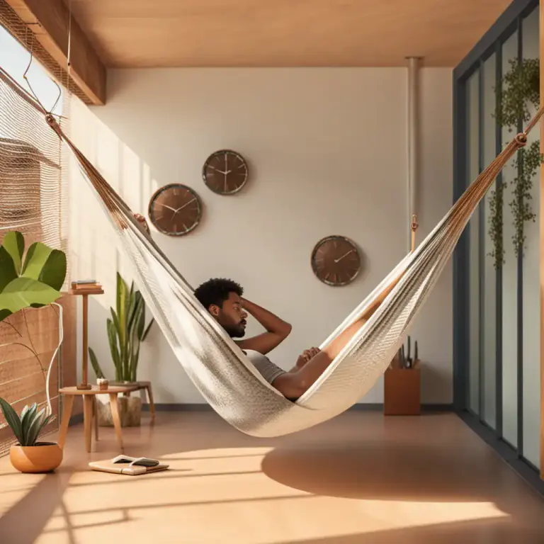 Visual representation of "laziness" - The habit of resting and doing things slowly