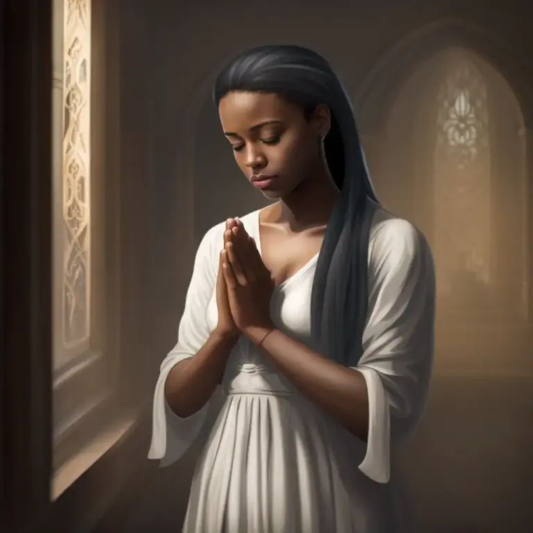 Visual representation of "purity" - Morally clean, without sinful or sexual thoughts.