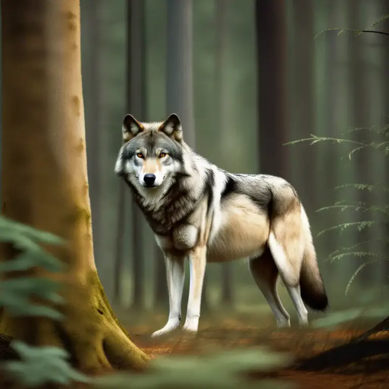 Visual representation of "lupus" - Any of several large wild animals, especially wolves