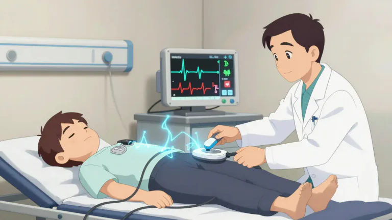 Visual representation of "cardioversion" - Cardioversion is a medical procedure used to restore a normal heart rhythm in individuals experiencing heart rhythm problems.