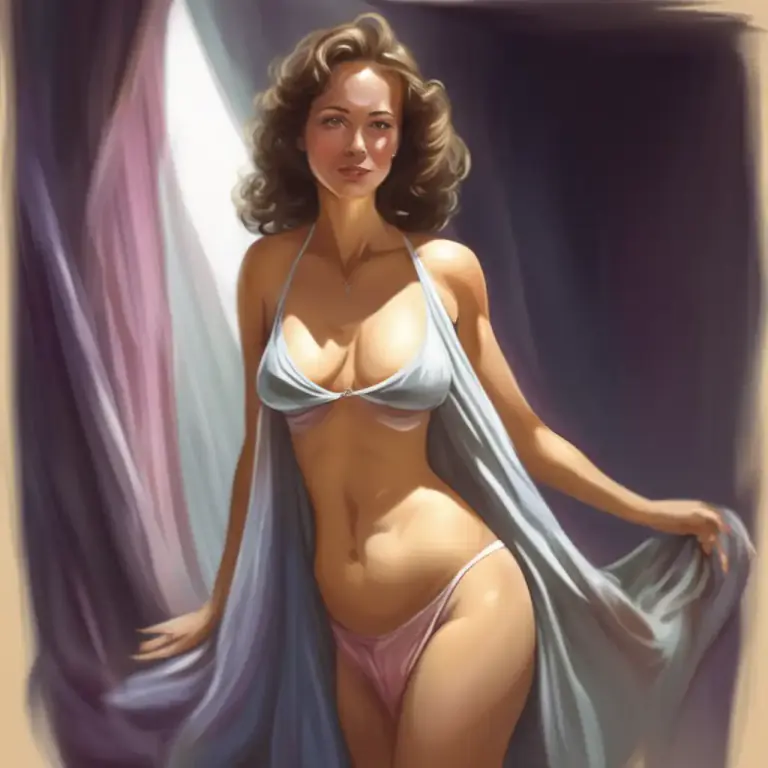 Visual representation of "bikini" - A type of women's underwear that is small and reveals a lot of the body