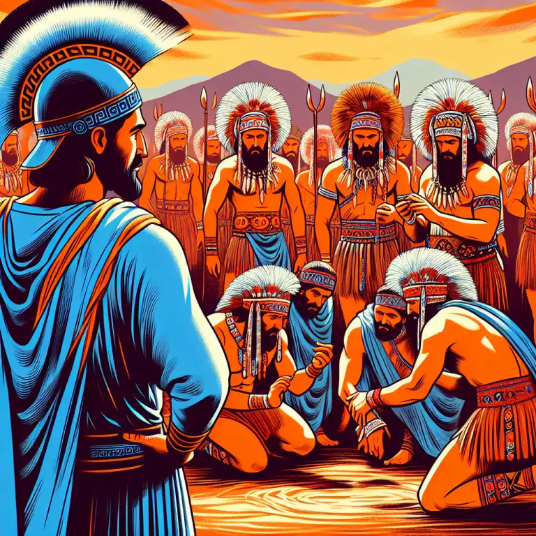 Visual representation of "barbaric" - Typical of a barbarian, non-Greek or Roman person in ancient history