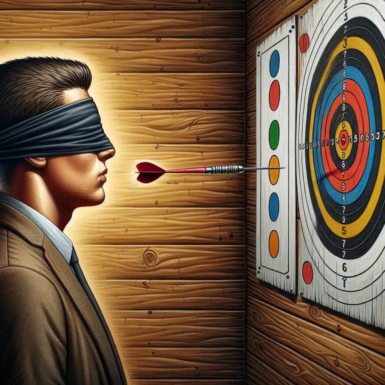 Visual representation of "wild" - Based on little or no evidence or probability
