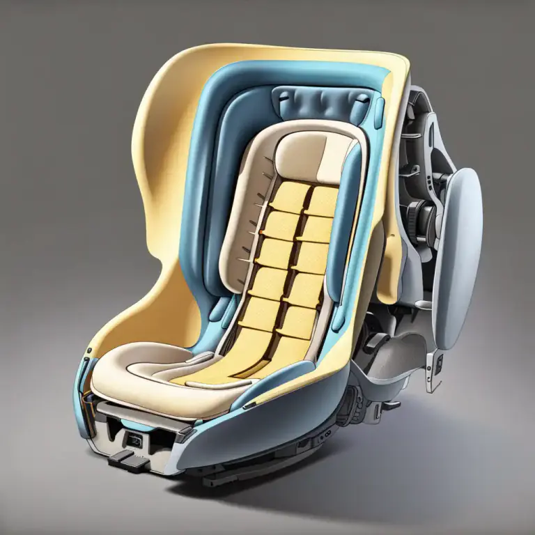 Visual representation of "cushion" - A part of something designed to absorb shock