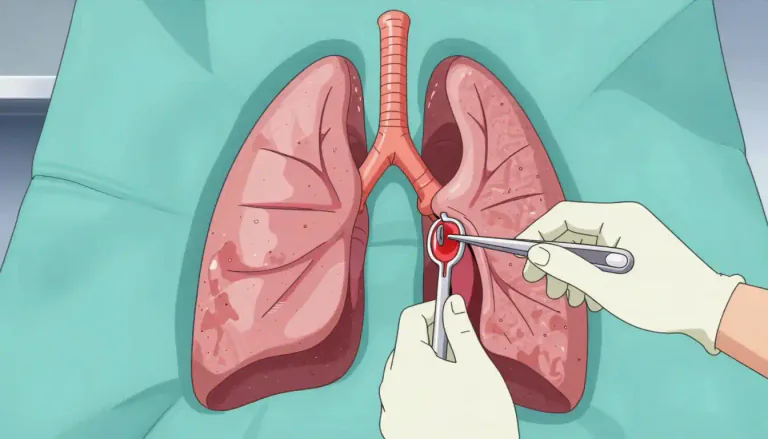Visual representation of "lobectomy" - Lobectomy is a surgical procedure to remove one lobe of the lung.