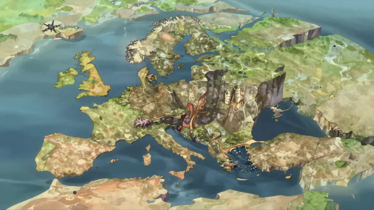 Visual representation of "craton" - A craton is a stable and ancient part of the Earth's crust that has survived the processes of tectonic changes over a long period.
