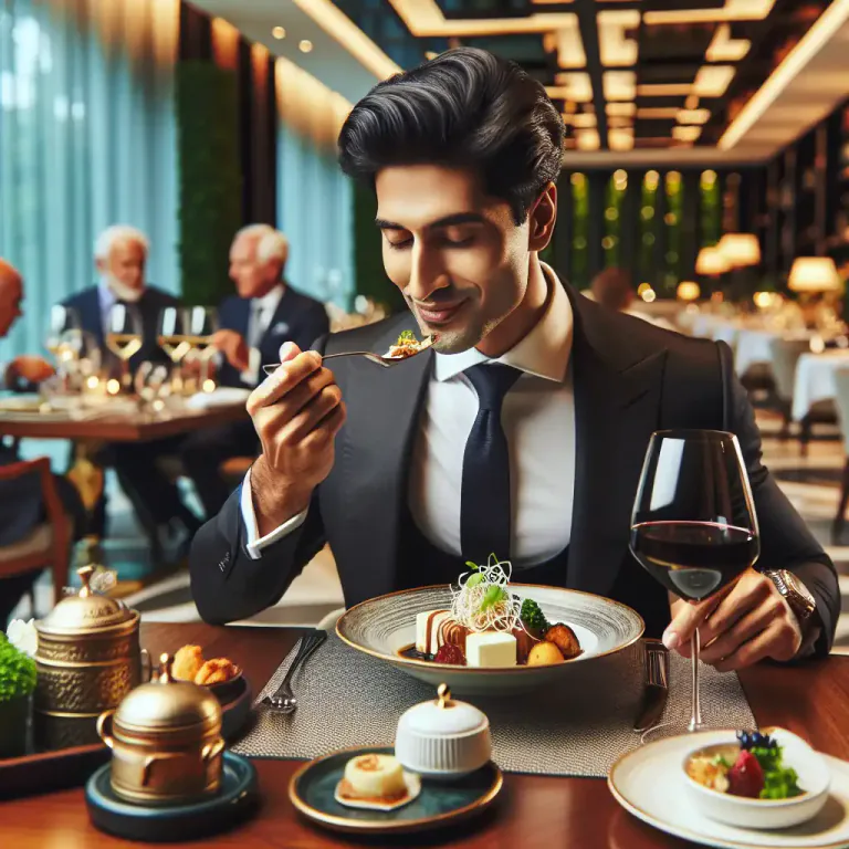 Visual representation of "epicure" - A person who takes particular pleasure in fine food and drink, or who is a connoisseur in such matters