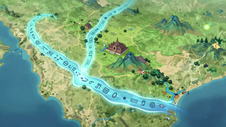 Visual representation of "indochinese" - A term used to describe languages spoken in the Indochina region, including Vietnamese, Khmer, and Lao.