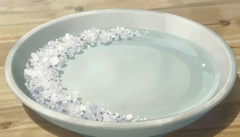 Visual representation of "crystallization" - The process of forming solid crystals from a liquid or solution