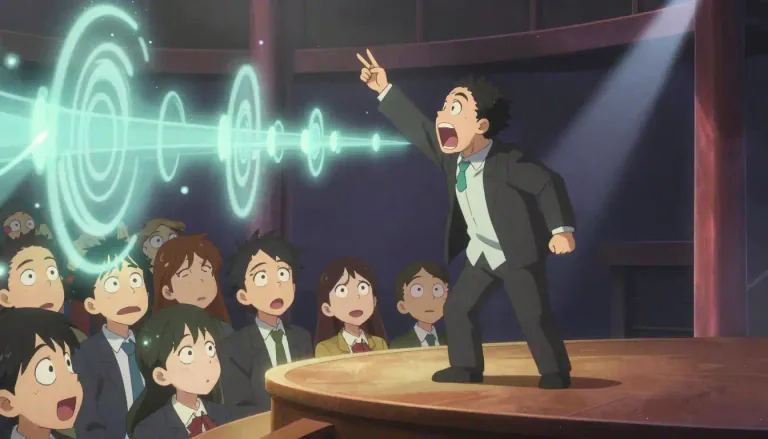 Visual representation of "declamation" - The act of delivering a speech or talking loudly and dramatically