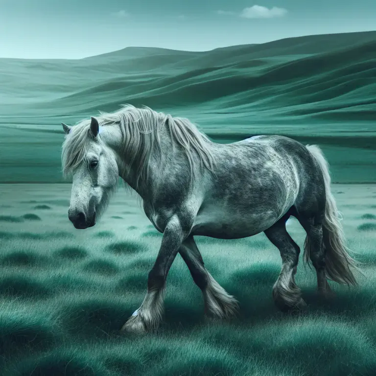 Visual representation of "plodder" - A person or animal that walks heavily and slowly