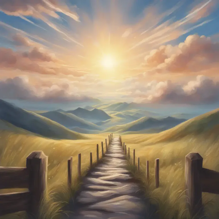 Visual representation of "God willing" - If nothing prevents it from happening
