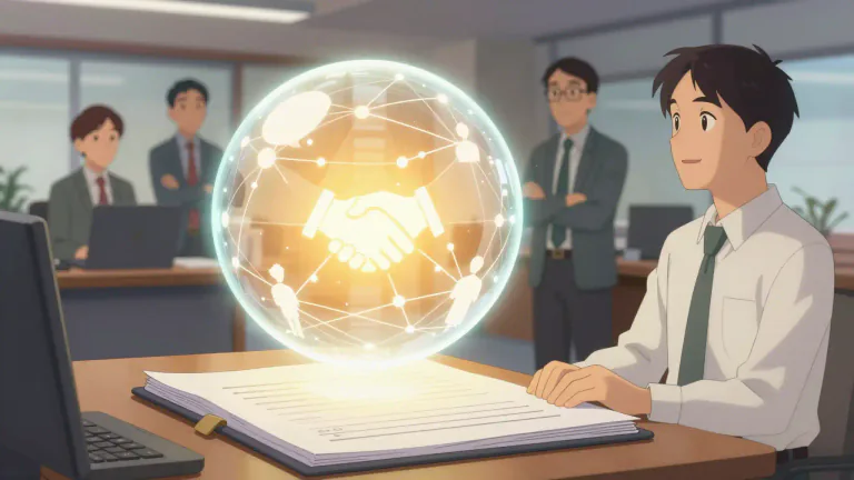 Visual representation of "goodwill" - In accounting, the value that a company has from its positive reputation, business connections, etc.