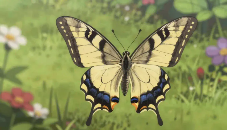 Visual representation of "swallowtail" - A swallowtail is a butterfly in the family Papilionidae, characterized by tail-like extensions on their hindwings.