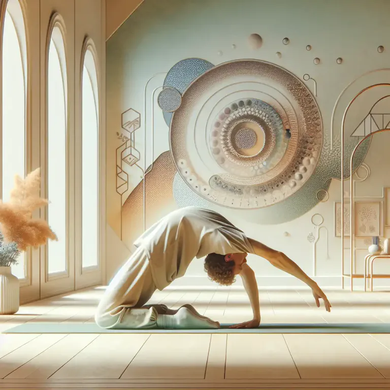 Visual representation of "camel" - A yoga pose that involves kneeling and bending backward.