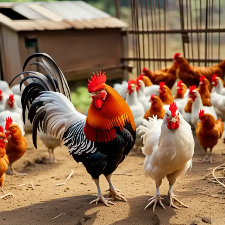 Visual representation of "comb" - The fleshy crest or ridge that grows on the head of a rooster and other birds.