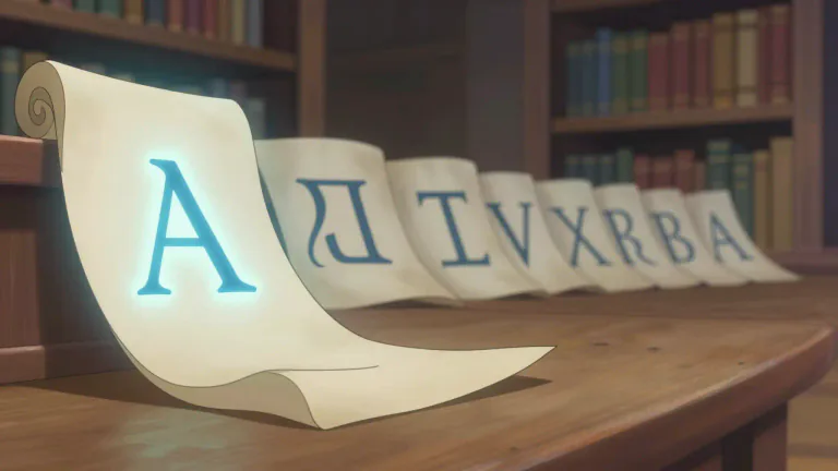 Visual representation of "alpha" - The first letter in the Greek alphabet.
