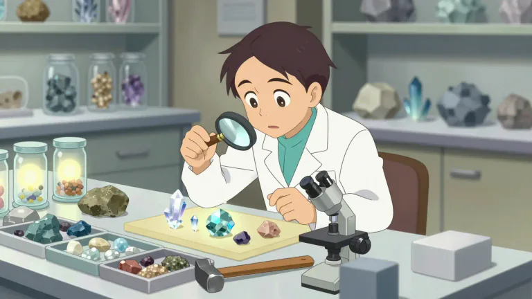 Visual representation of "mineralogical" - Related to the study of minerals
