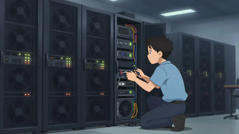 Visual representation of "downtime" - The time during which a machine, especially a computer, is out of action or unavailable for use.