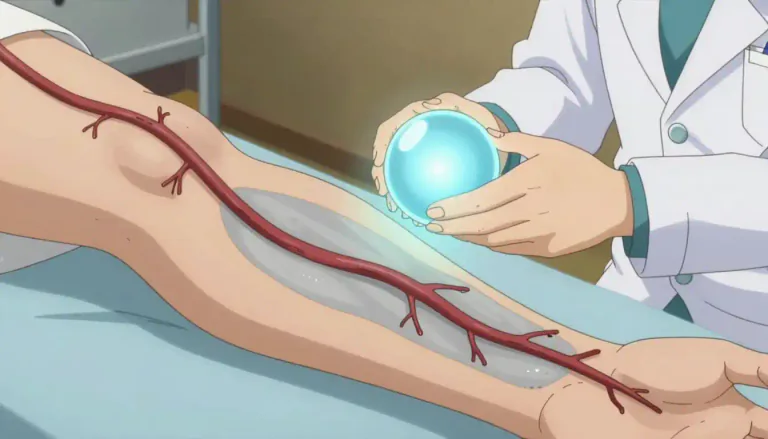 Visual representation of "ischaemic" - Characterized by ischaemia; may refer to body parts affected by reduced blood flow.