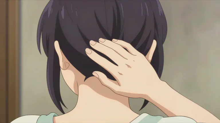 Visual representation of "nape" - The back part of the neck