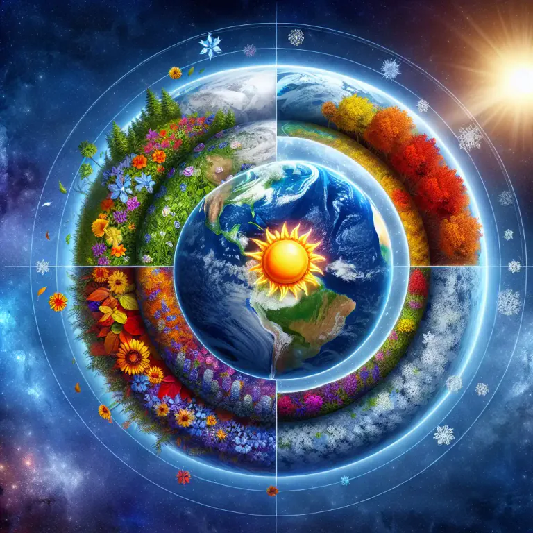 Visual representation of "year" - A period of about 365 1/4 solar days required by the earth to revolve once around the sun