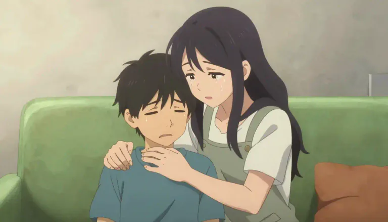 Visual representation of "console" - To make someone feel better when they are sad or disappointed