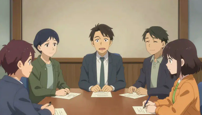 Visual representation of "groupthink" - A practice where individuals avoid raising controversial issues in order to maintain harmony within a group.