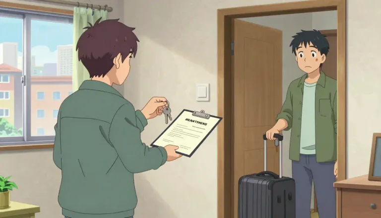Visual representation of "sublet" - To rent a property or space that you are renting to someone else.