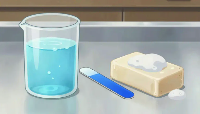 Visual representation of "alkaline" - A type of basic substance which is not acidic