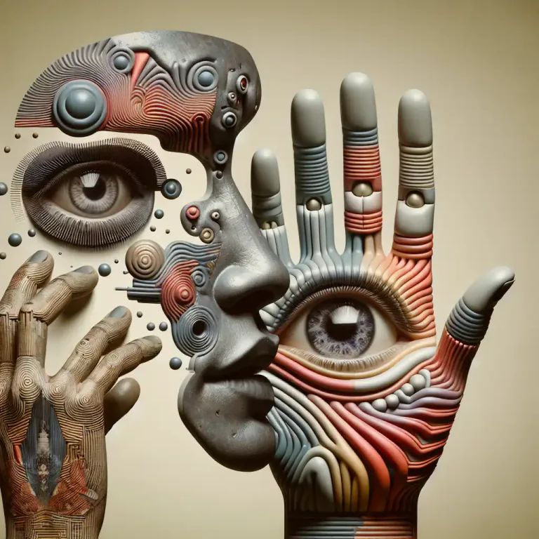 Visual representation of "homunculus" - In psychology, a distorted representation of a human, drawn or modeled to show the space that each part of the body occupies in the brain's perception.