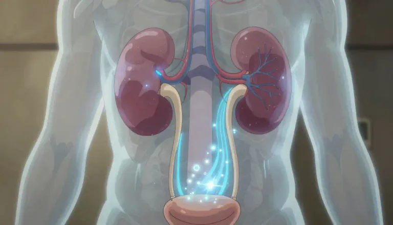 Visual representation of "natriuretic" - Relating to or acting on the excretion of sodium in urine.