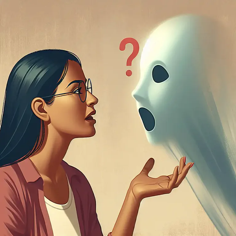 Visual representation of "I ask you" - A statement used to ask someone something.