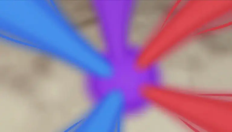 Visual representation of "purple" - A color that is a mix of blue and red