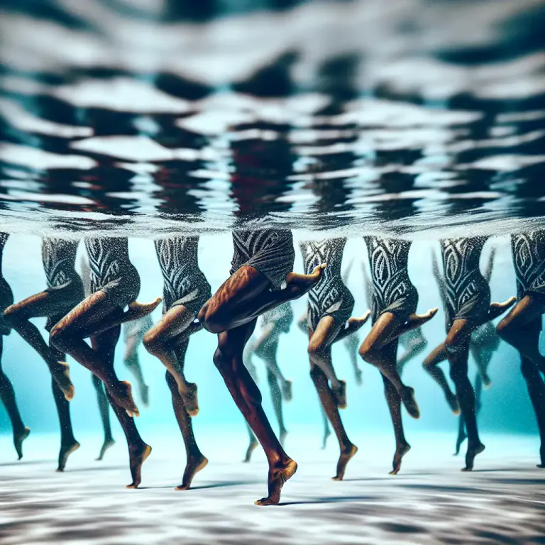 Visual representation of "scissor" - To move the legs back and forth in a way that looks like the movement of scissor's blades.