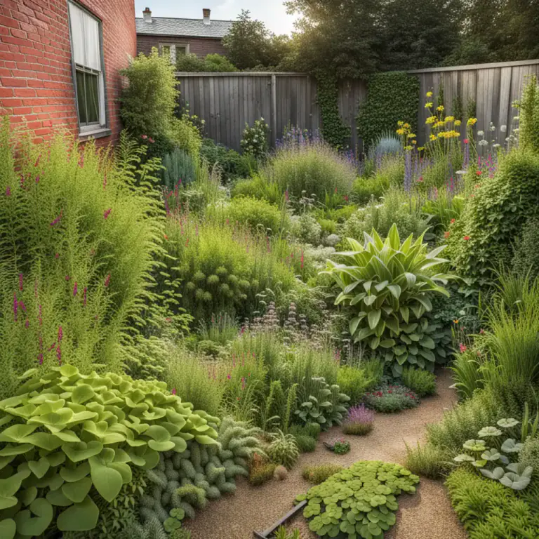 Visual representation of "weedy" - Containing a lot of or too many weeds