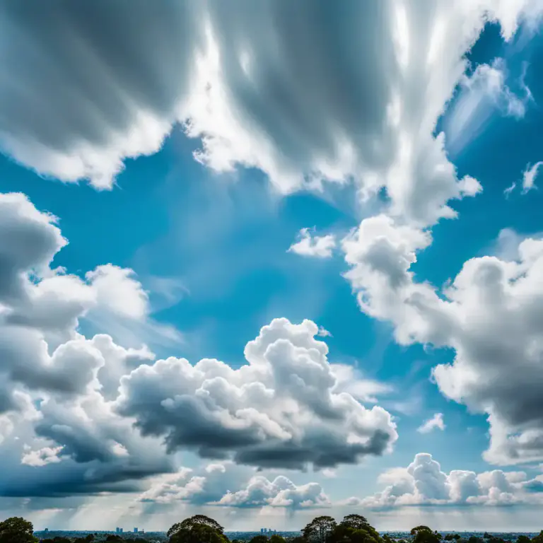 Visual representation of "clear off" - To become brighter (for weather)