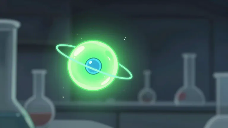 Visual representation of "chloride" - A negative ion made of chlorine.