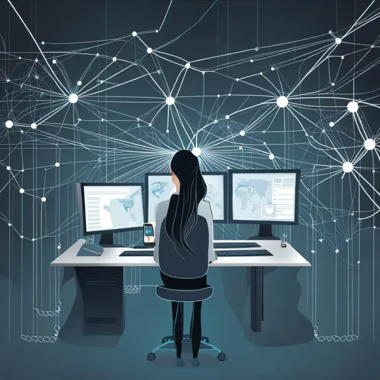 Visual representation of "governance" - The process of managing a network or system of computers