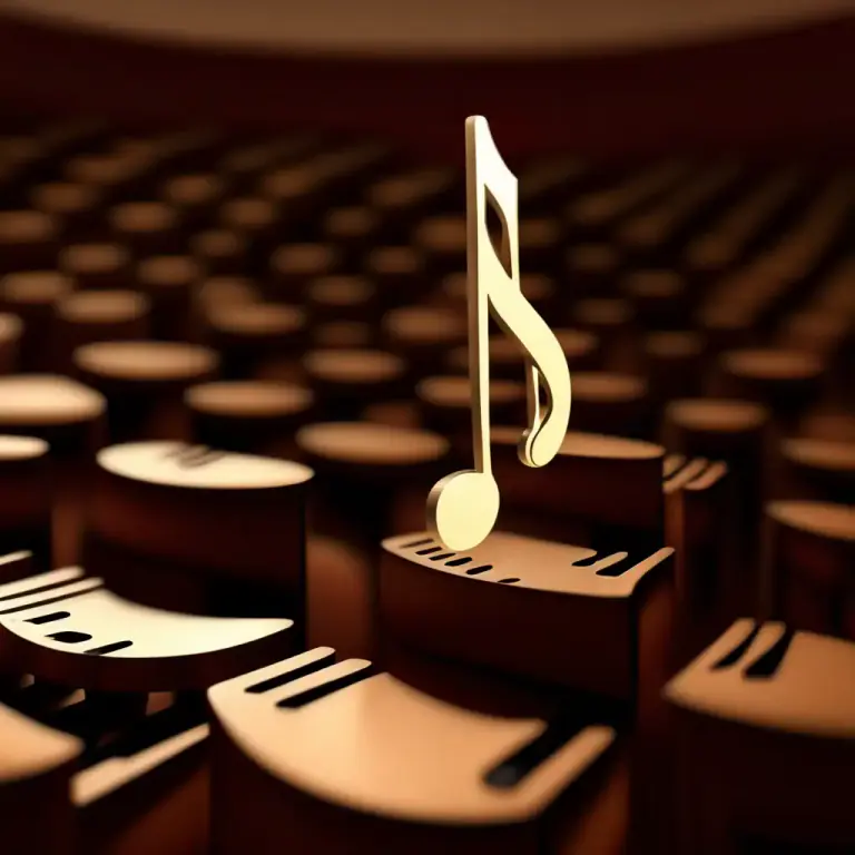 Visual representation of "dulce" - A musical note