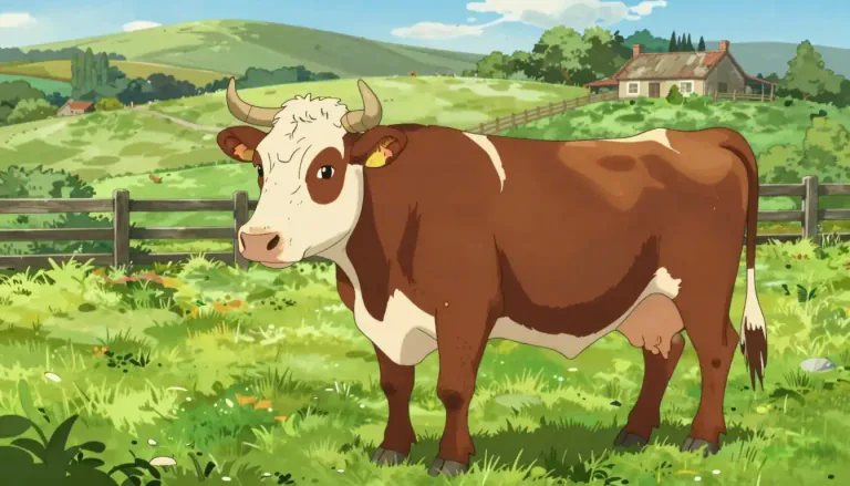 Visual representation of "hereford" - Hereford is a kind of dairy cow. The name comes from a place in England where this type of cow was first bred.